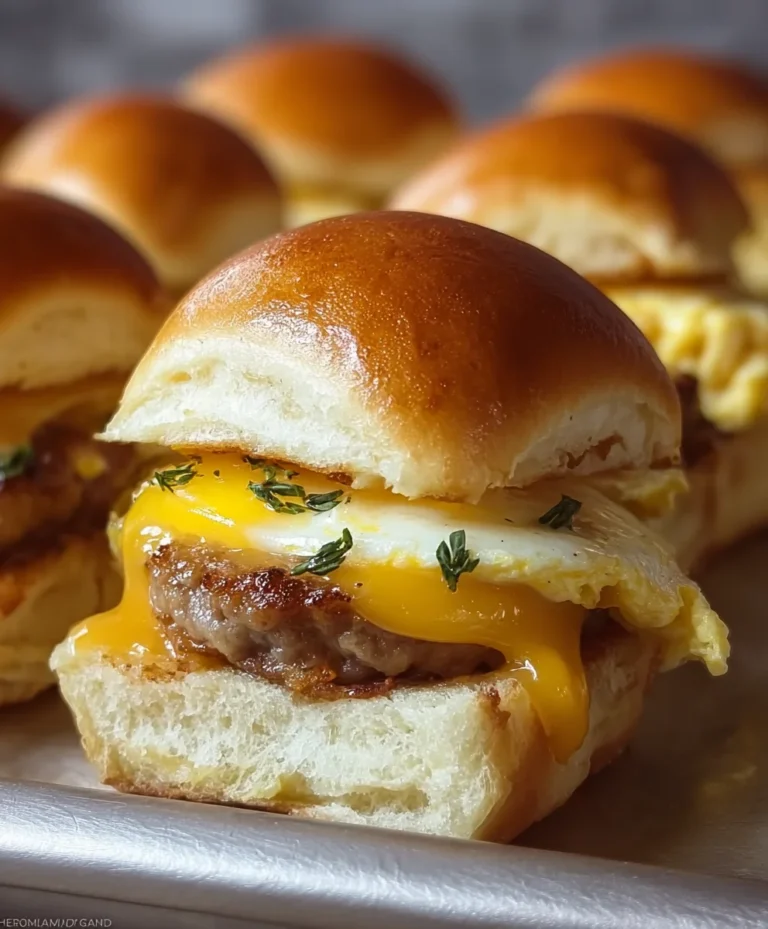 Easy Beef Breakfast Sliders – Quick & Delicious