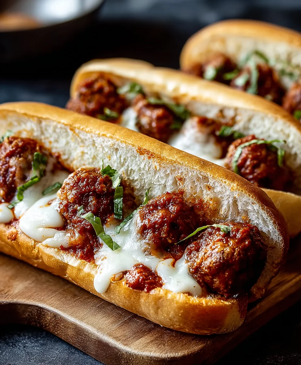 Easy Beef Meatball Subs Weeknight Dinner