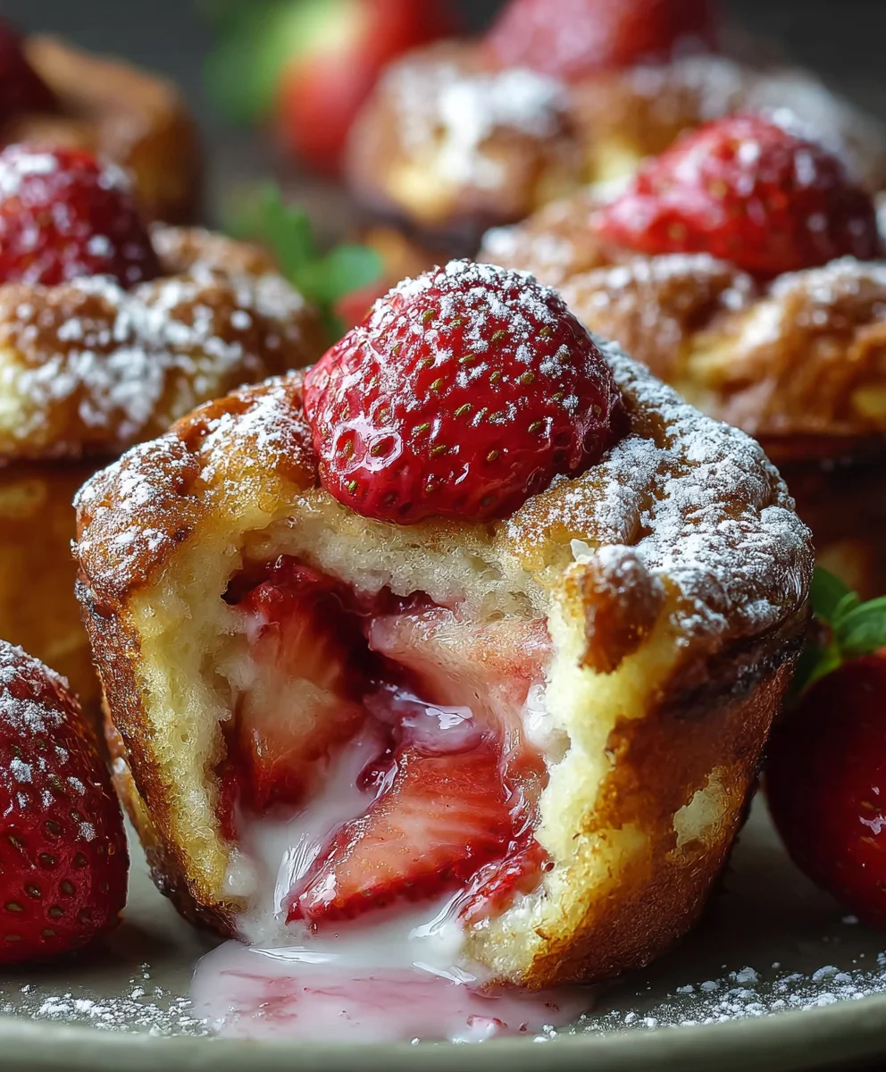 Strawberry French Toast Muffins Easy Breakfast Treat