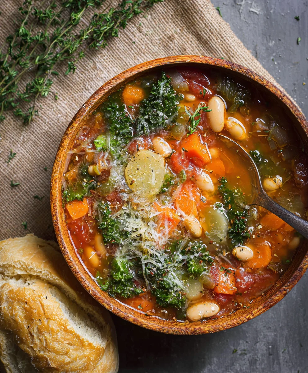 Hearty Winter Minestrone Soup Recipe