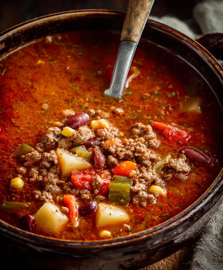 Hearty Cowboy Beef Soup – Easy Comfort Food
