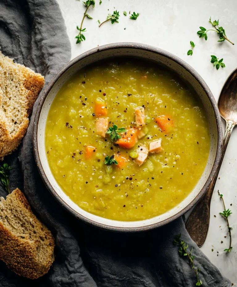Classic Split Pea Soup-Hearty Beef & Veggie Recipe