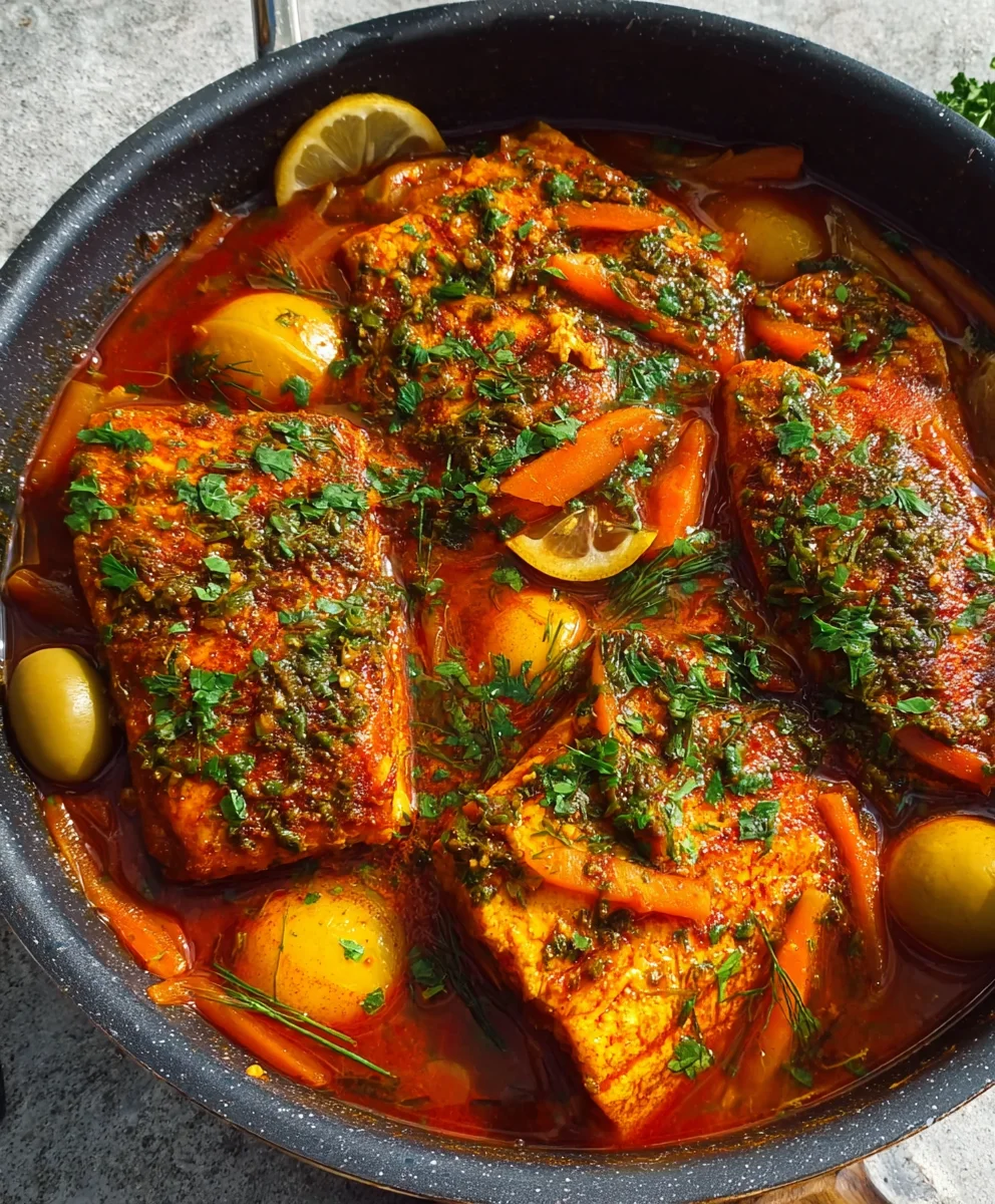 Spicy Moroccan Fish-Rich Sauce Classic Recipe