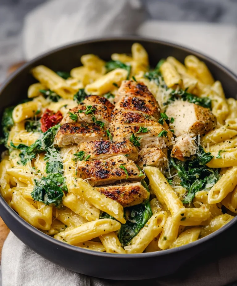 Healthy Garlic Parmesan Chicken Pasta – Easy Recipe