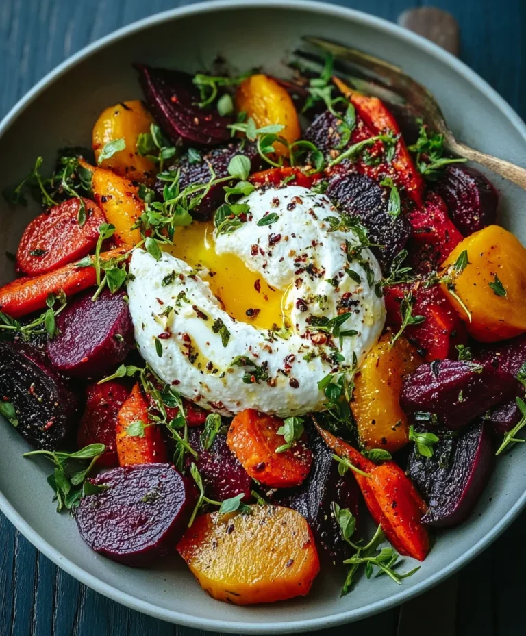 Roasted Beet Carrot Salad Burrata – Easy Recipe