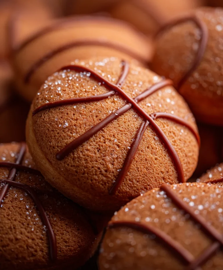 Easy Piping Basketball Cookies-Fun Sweet Treat