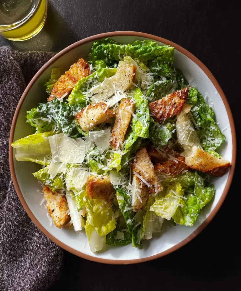 Delicious Vegetarian Caesar Salad – Easy Recipe