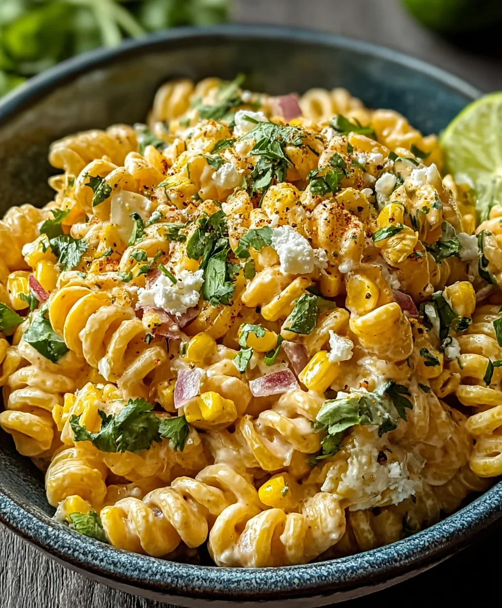 Mexican Street Corn Pasta Salad-Bold Flavors