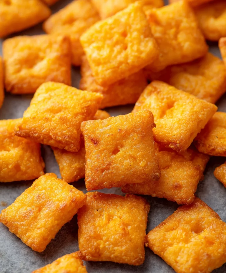 Homemade Cheddar Cheese Crackers-Cheez It Style