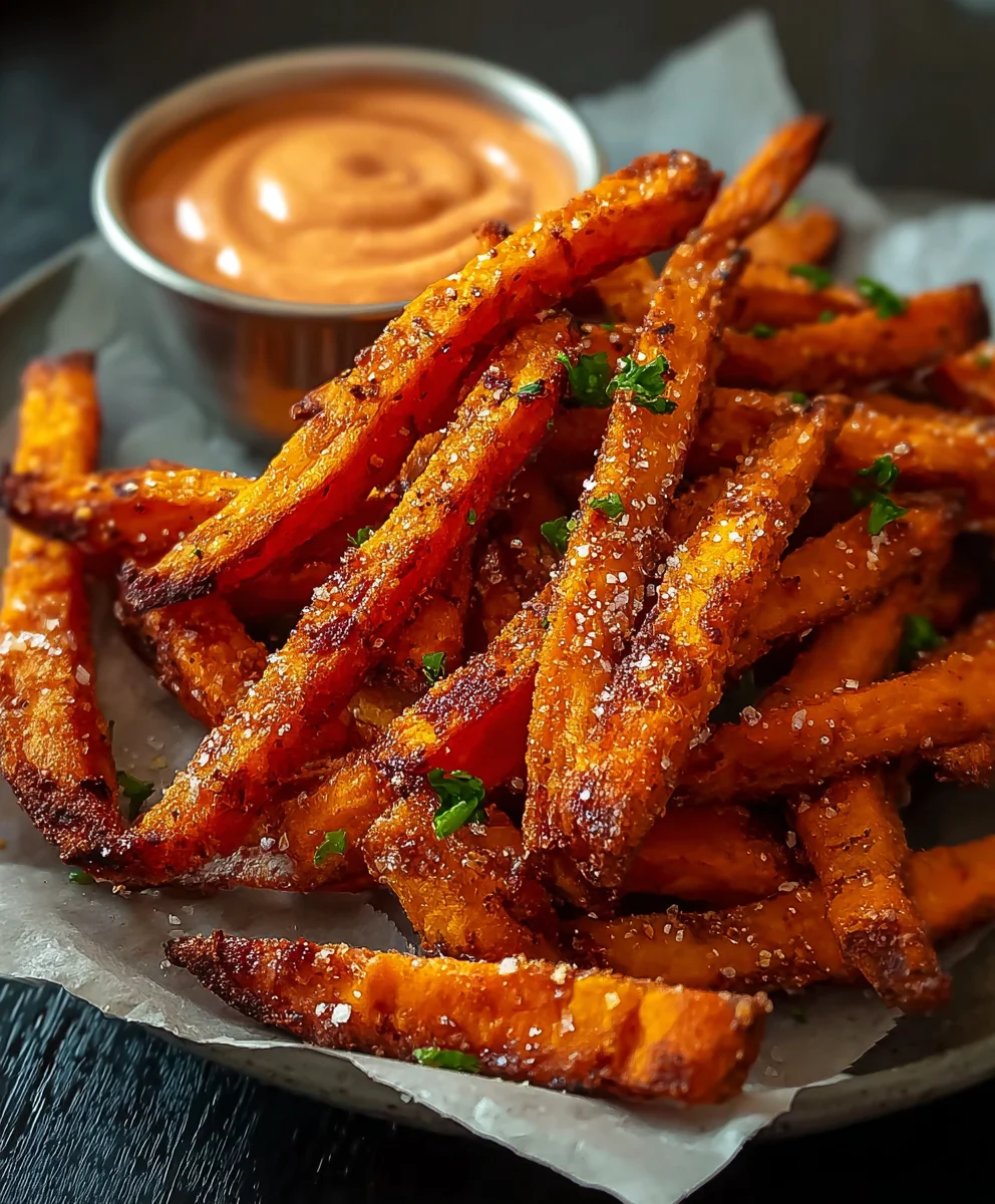 Crispy Oven Baked Sweet Potato Fries-Easy Recipe