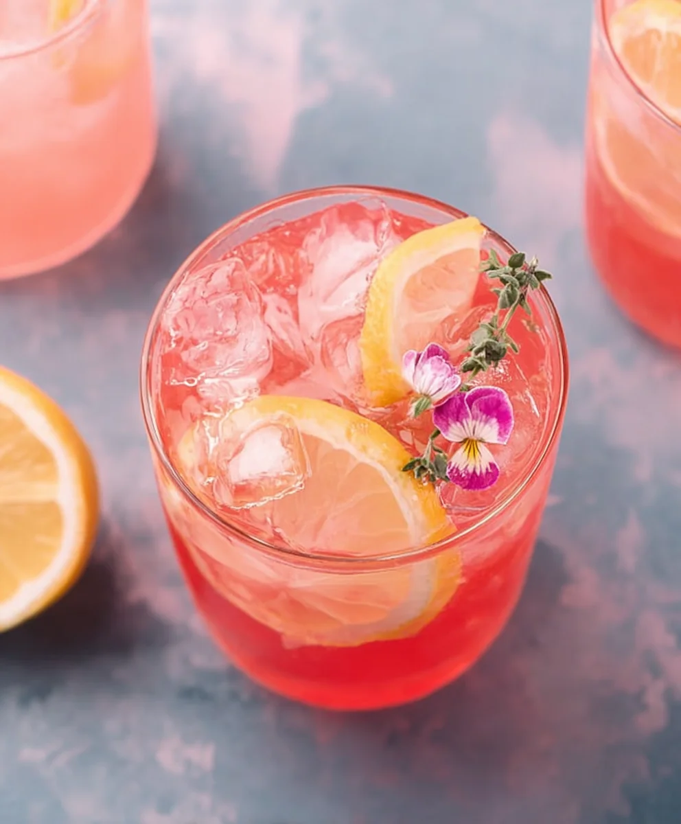 Refreshing Pink Lemonade Drink - Easy Mocktail Recipe