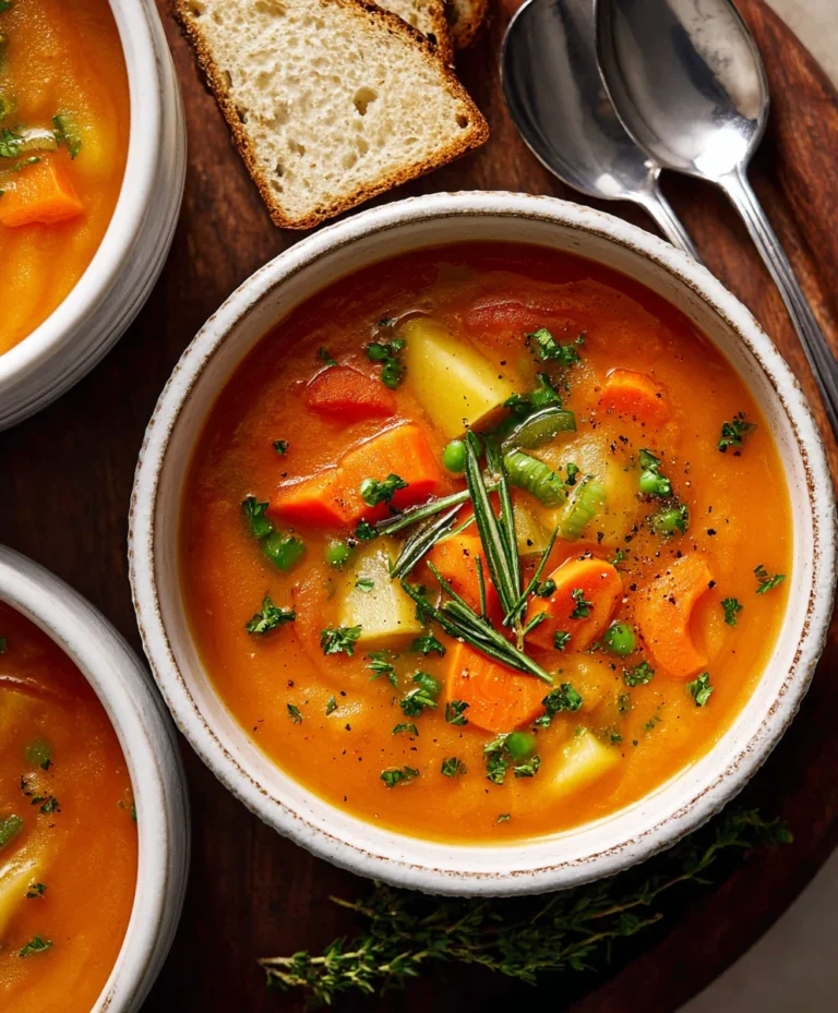 Easy Vegetable Soup Recipe – Healthy & Delicious