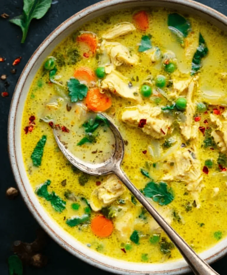 Anti Inflammatory Turmeric Chicken Soup Recipe