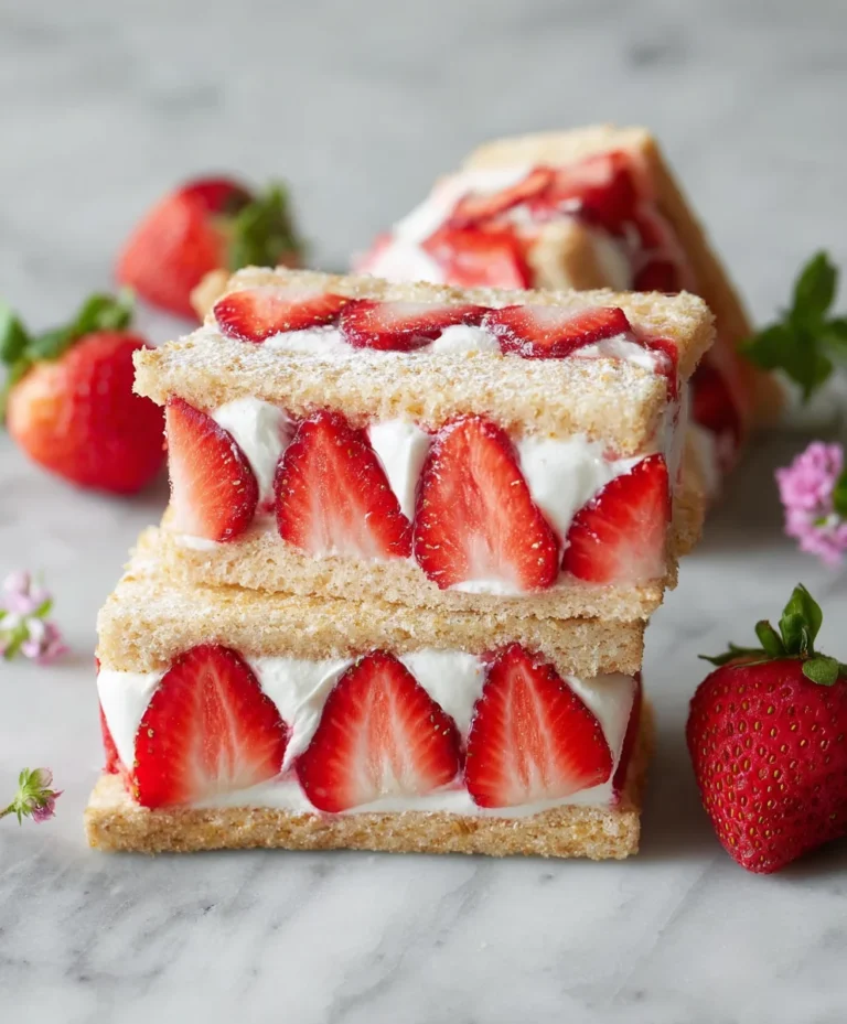 Strawberry Cream Sandwiches-Easy Sweet Treat