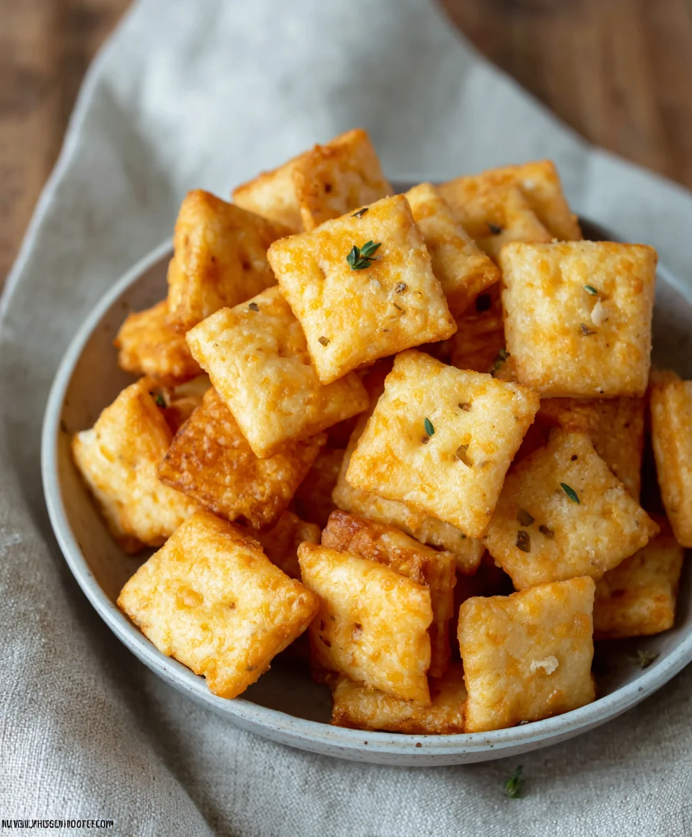 Gluten-Free Cheez-Its- Delicious Homemade Snack