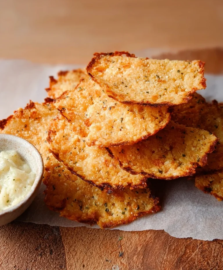 Crispy Cottage Cheese Chips Easy Healthy Snack