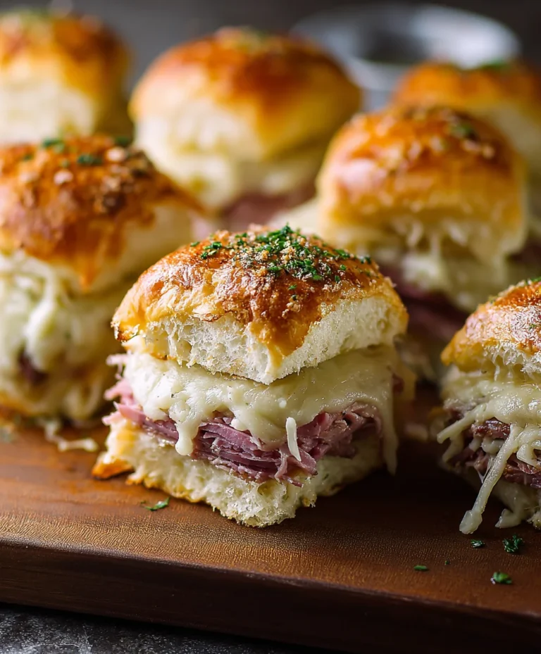 Delicious Reuben Sliders-The Ultimate Game Day Bite