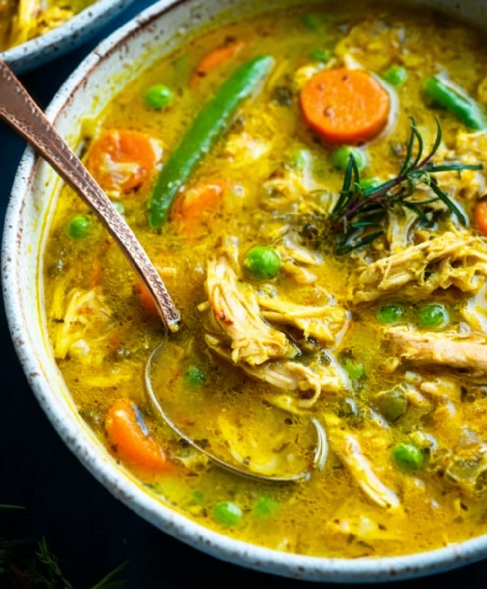 Anti Inflammatory Turmeric Chicken Soup Recipe