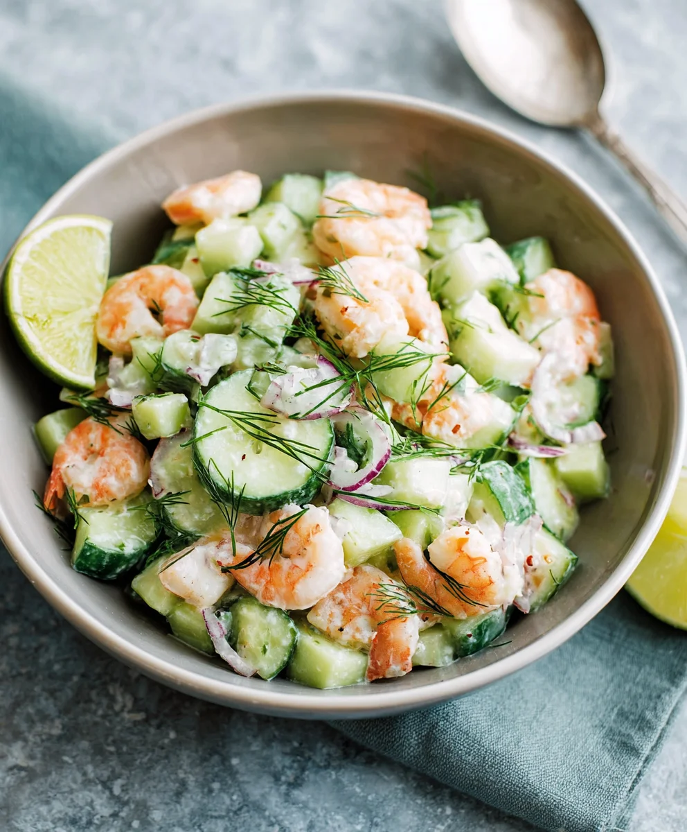 Refreshing Cucumber Shrimp Salad Recipe