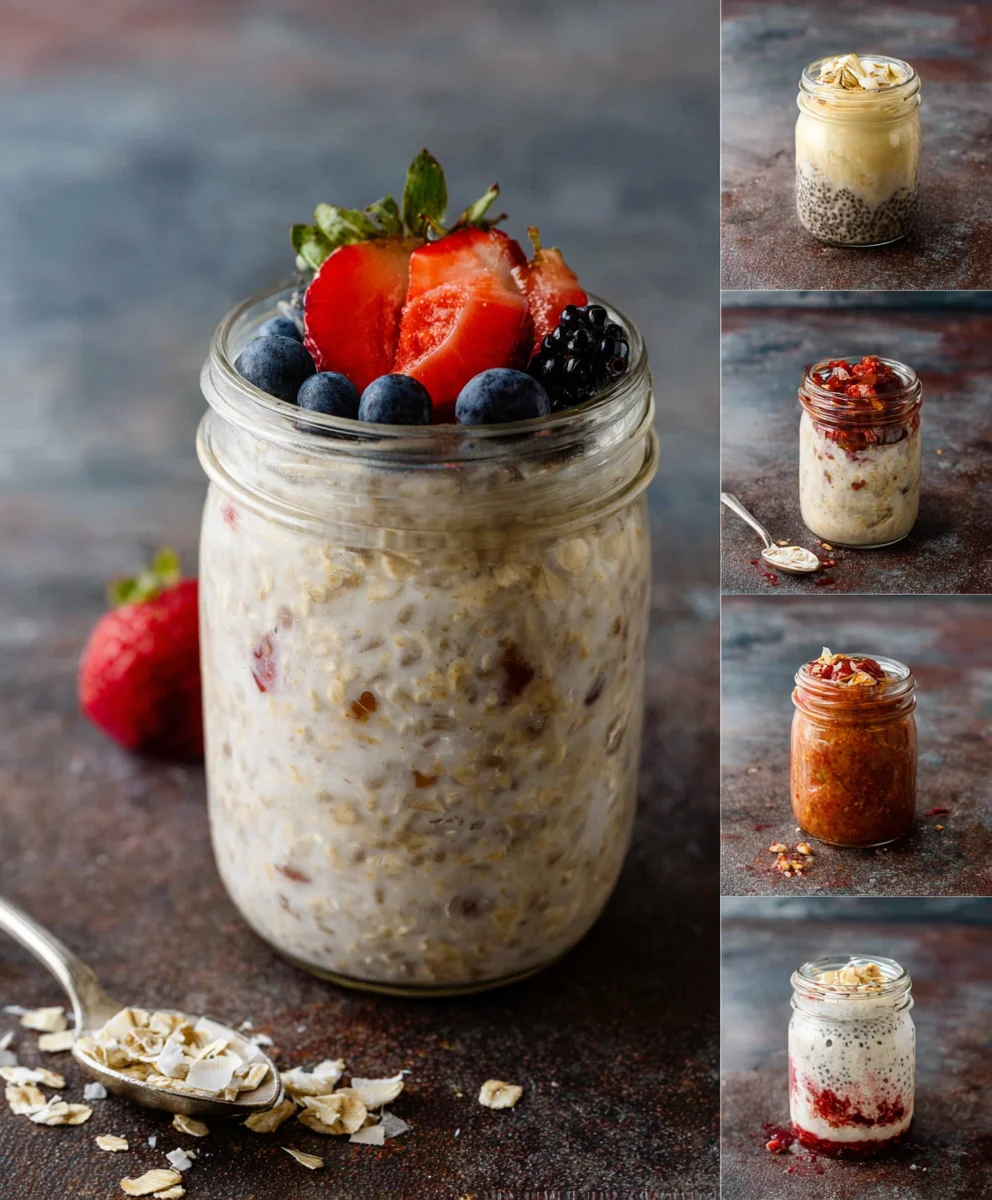 Overnight Oats Base Plus Ten Flavor Ideas