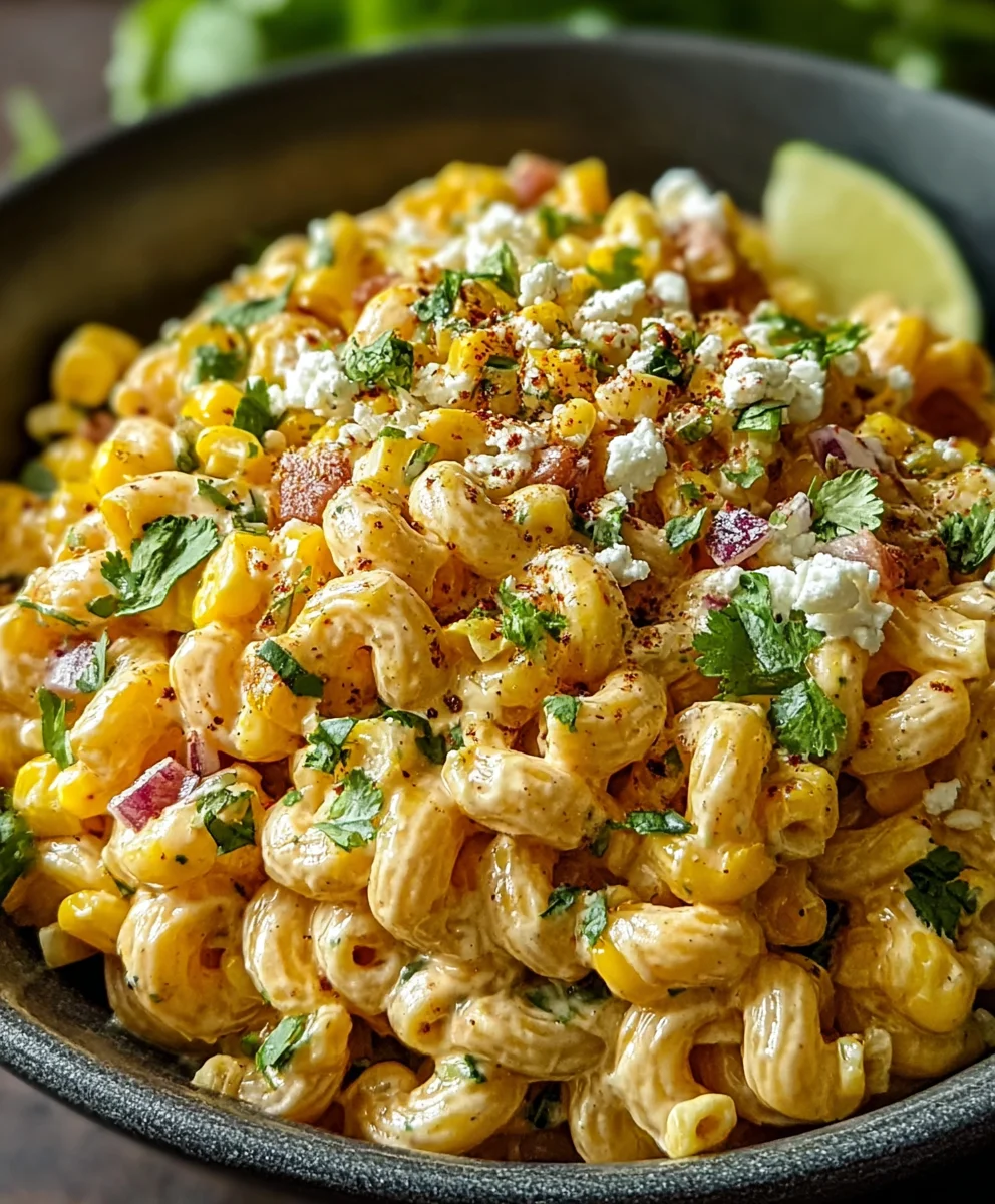Mexican Street Corn Pasta Salad-Bold Flavors