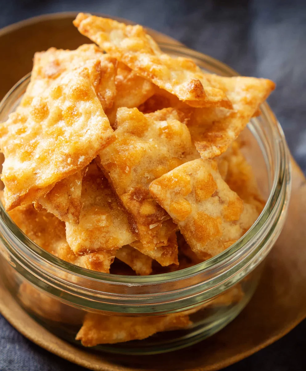 Cheesy Sourdough Cheddar Crackers Recipe