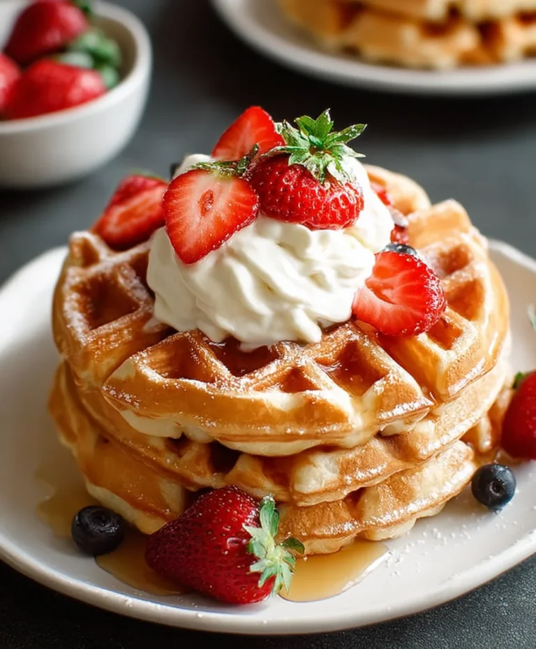 High Protein Waffles – Fuel Your Day Deliciously