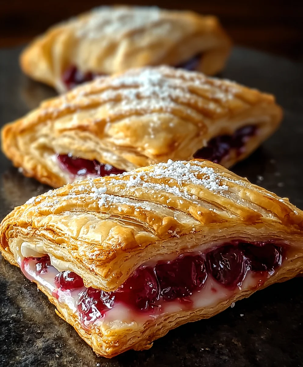 Easy Cherry Turnovers- Quick & Delicious Dessert Recipe