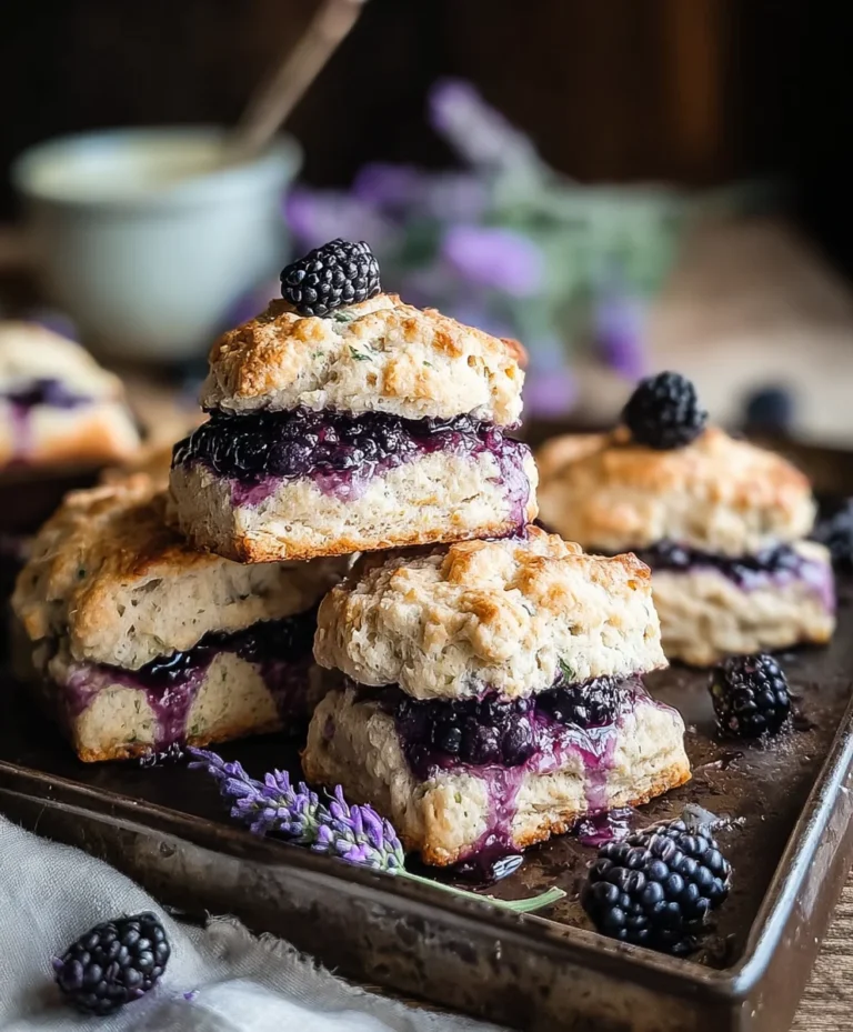 Blackberry Lavender Scones-Floral Fruity Baking Delight