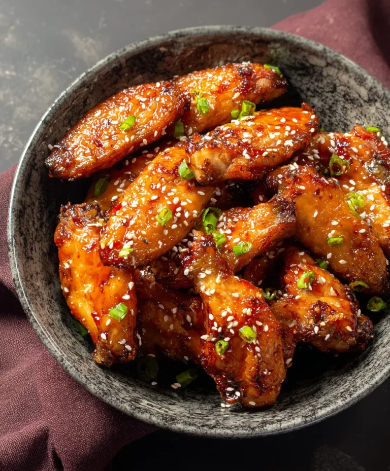 Honey Garlic Chicken Wings-Easy Glazed Recipe