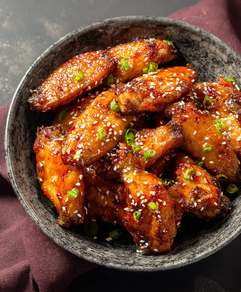 Honey Garlic Chicken Wings-Easy Glazed Recipe
