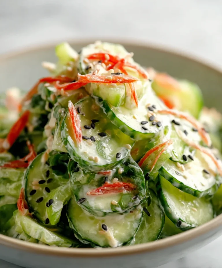 Easy California Roll Salad – Fresh Cucumber Delight