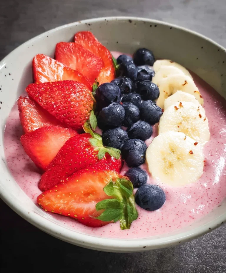 Quick Fruit Smoothie Bowl Greek Yogurt Recipe