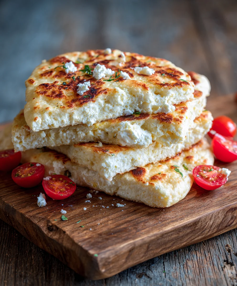 Easy Ingredient Cottage Cheese Flatbread
