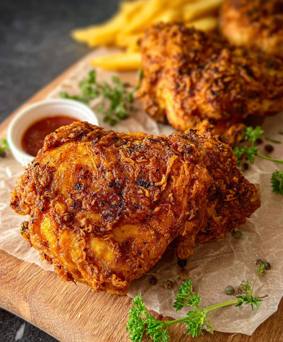 Crispy Juicy Fried Chicken-Best Recipe