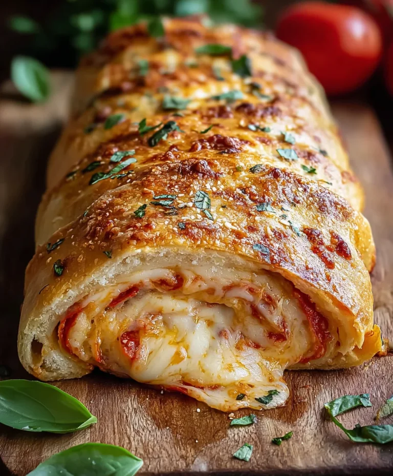 Classic Homemade Stromboli- Easy Beef Recipe
