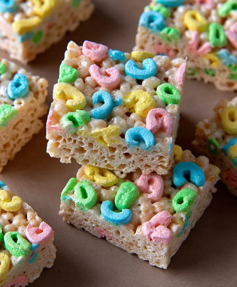 Lucky Charms Rice Krispie Treats-Easy Fun Recipe