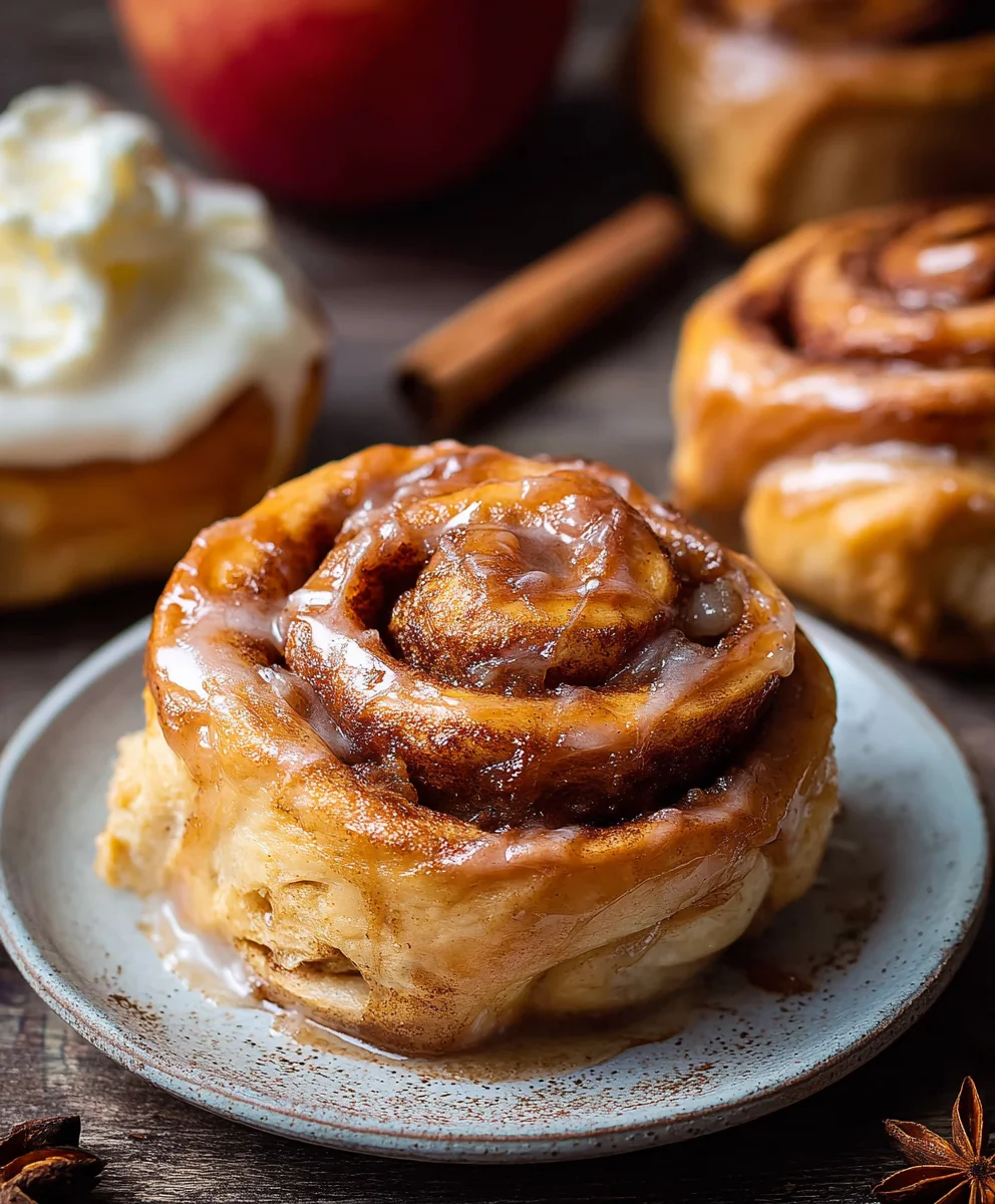 Apple Cinnamon Rolls - Warm Spiced Dessert Recipe