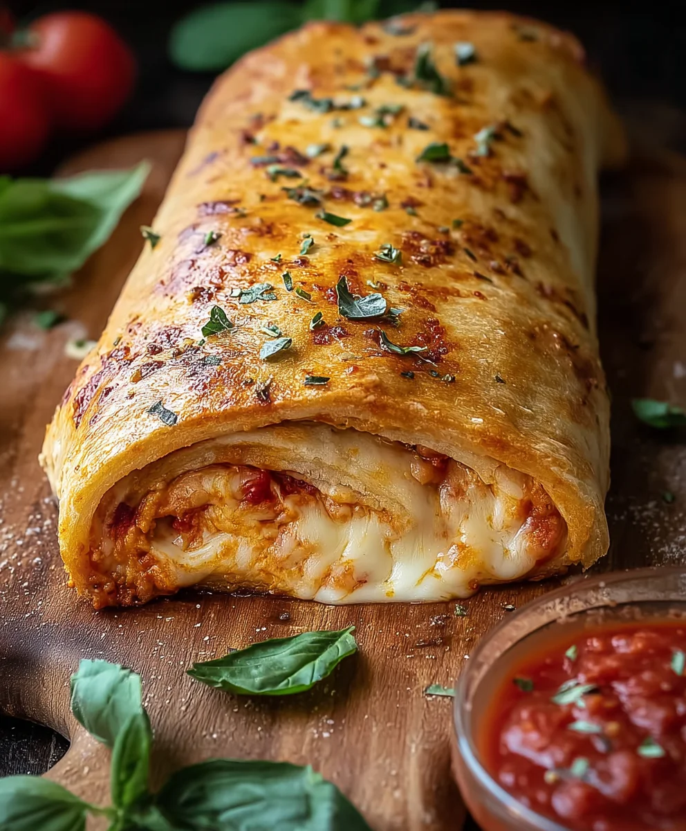 Classic Homemade Stromboli- Easy Beef Recipe