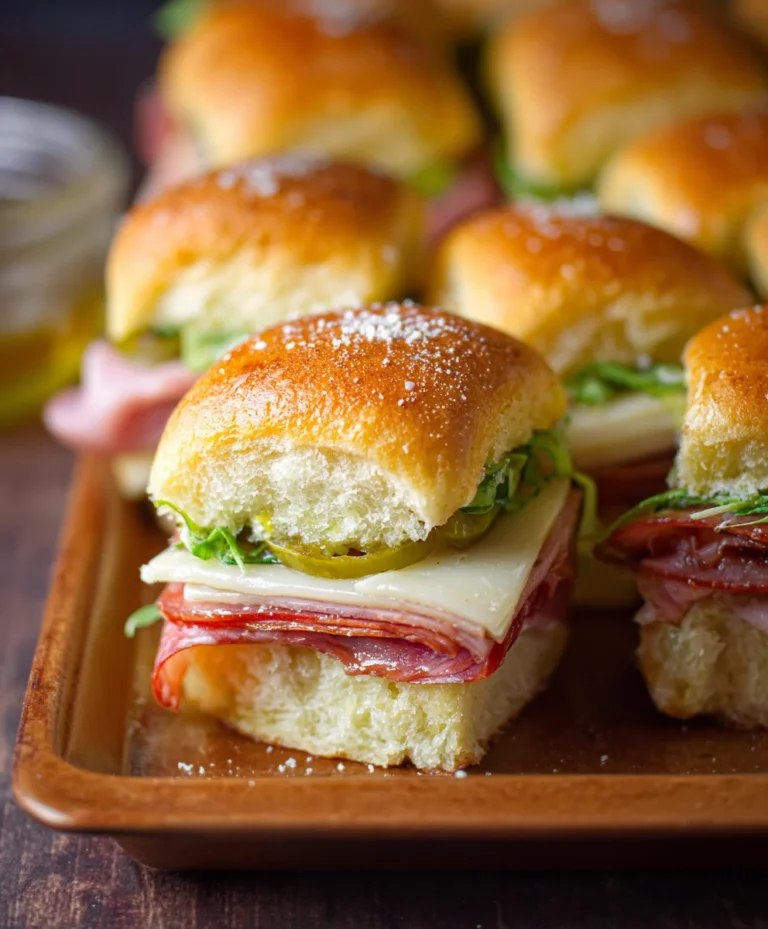 Beef Italian Sub Sliders-Game Day Bites