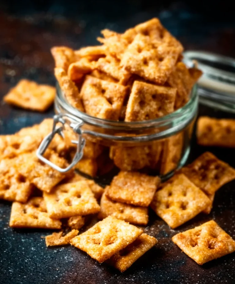 Crispy Sourdough Cheese Crackers-Easy Homemade Recipe