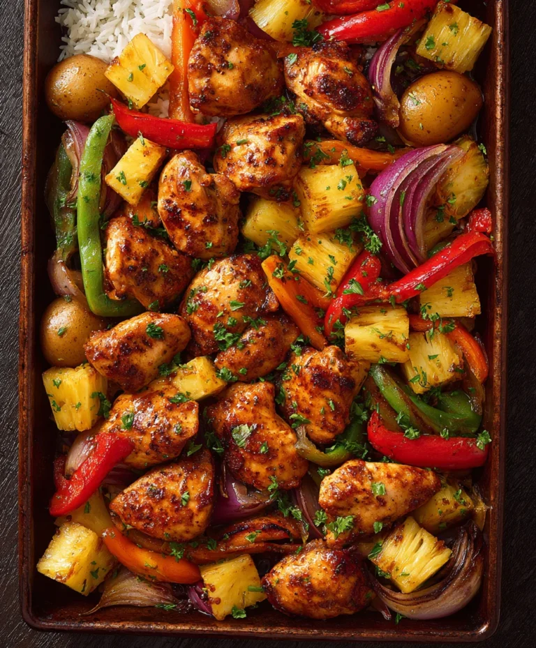 Easy Hawaiian Chicken Sheet Pan Dinner – Flavorful & Quick
