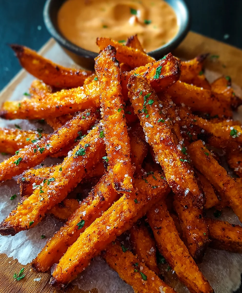 Crispy Oven Baked Sweet Potato Fries-Easy Recipe