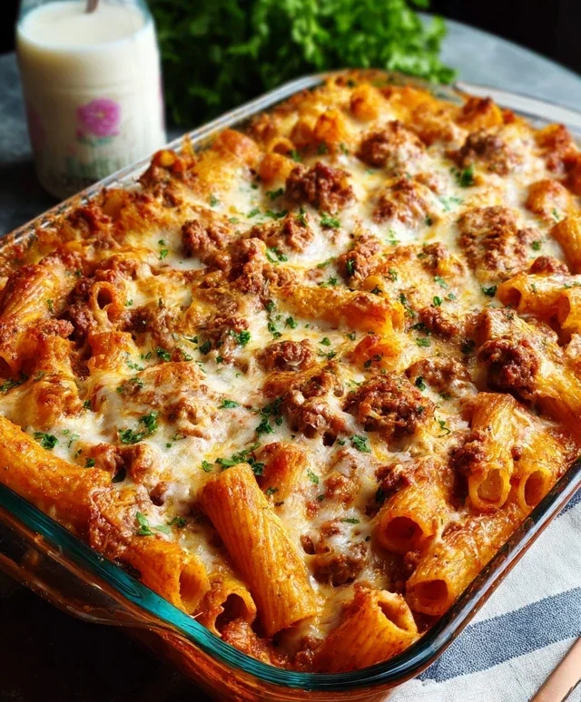 Baked Rigatoni with Sausage