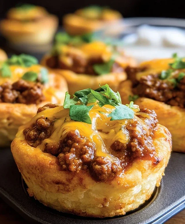 Taco Biscuit Cups