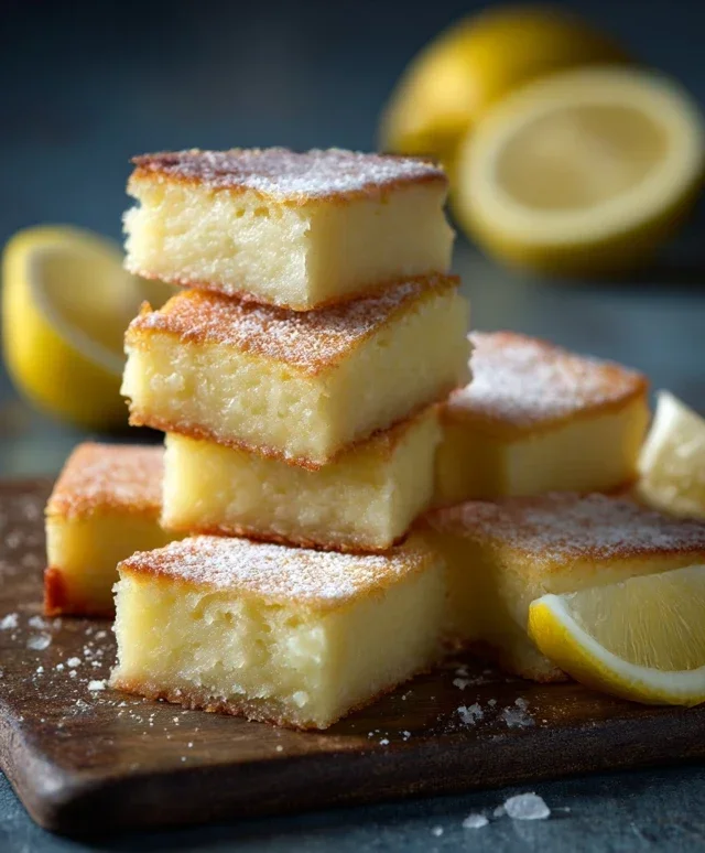 Easy Lemon Brownies Recipe
