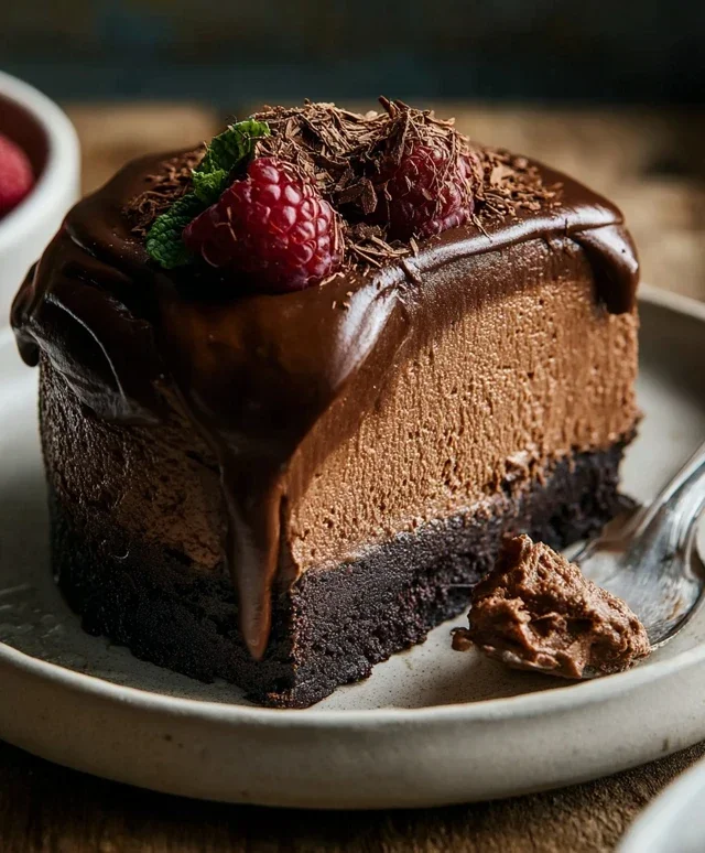 Vegan Chocolate Mousse Cake