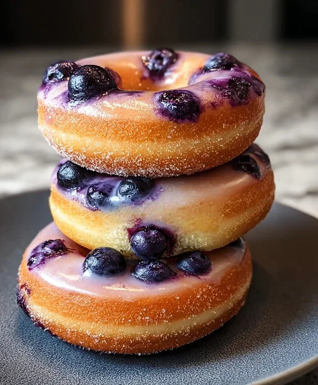 Keto Blueberry Donuts