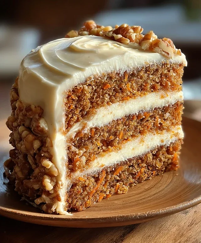Honeybun Carrot Cake with Cheesecake Filling