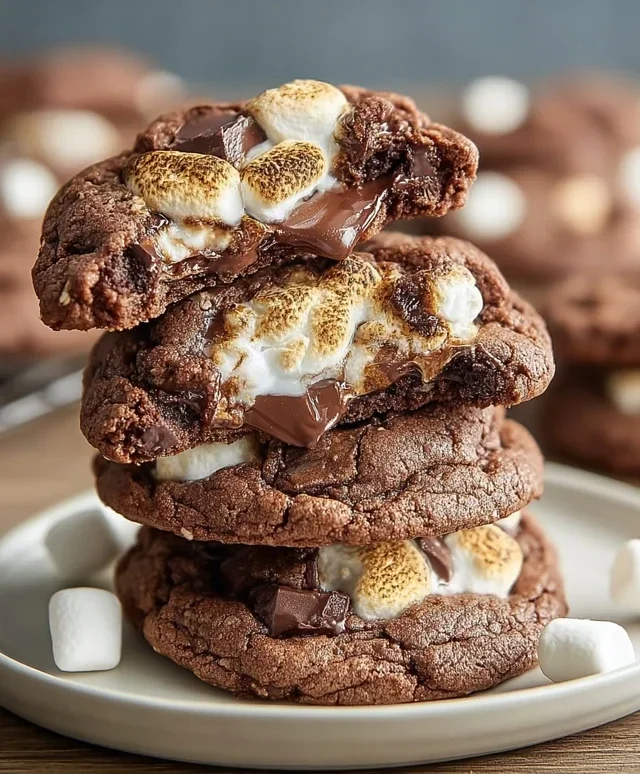 Hershey's Chocolate S'mores Cookies